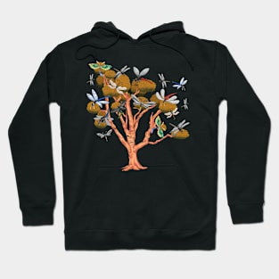 Tree Insect Lover Nature Animal Dragonfly Hoodie